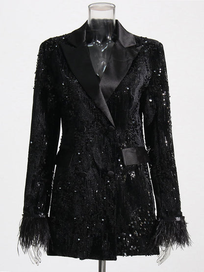 Flora Blazer in Black