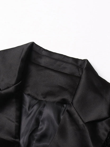 Flora Blazer in Black