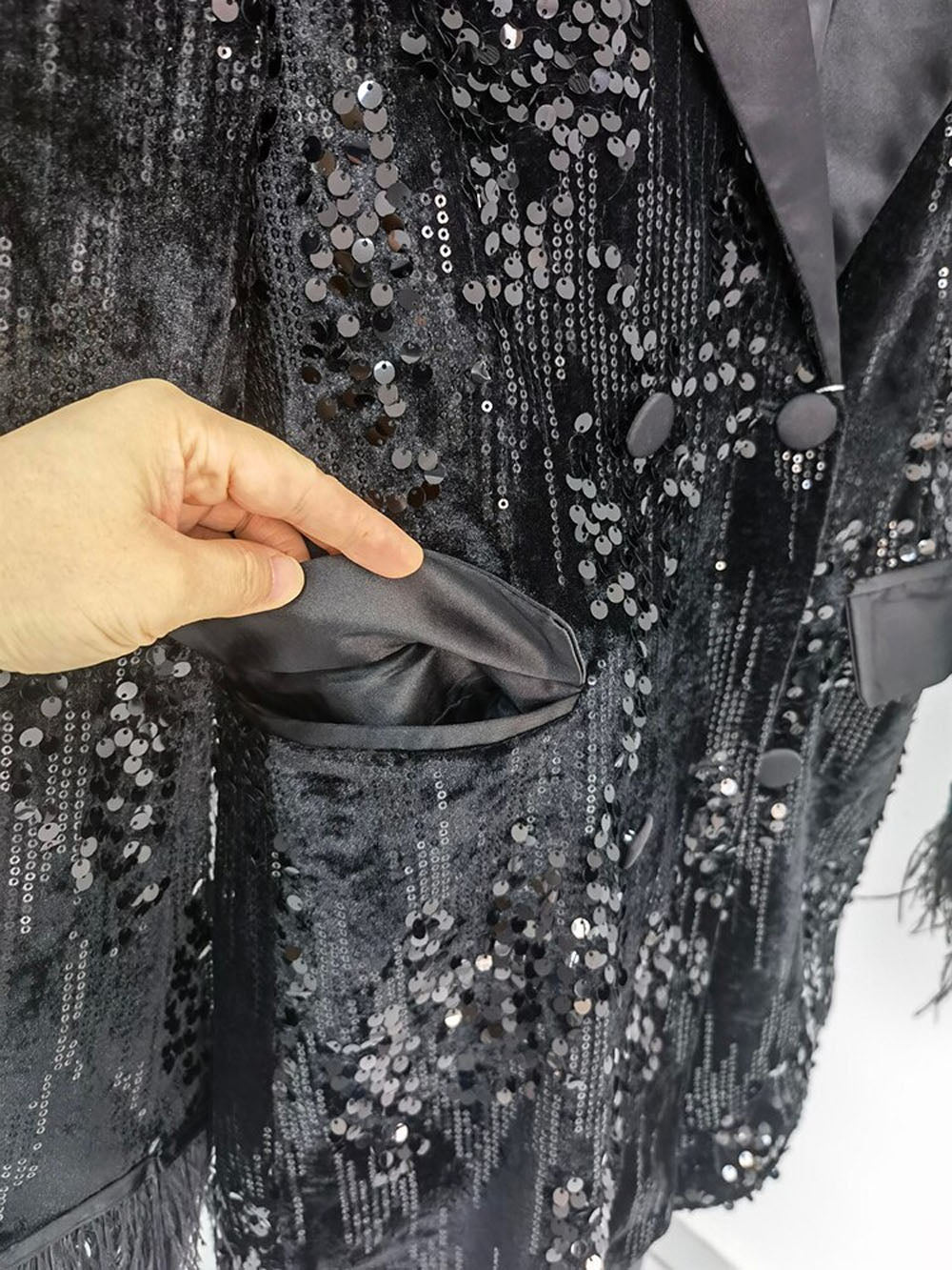 Flora Blazer in Black