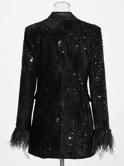 Flora Blazer in Black