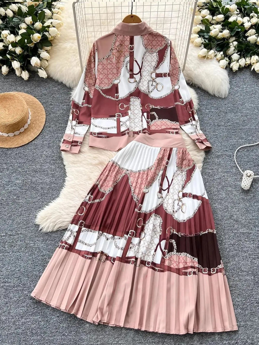 Harper Top & Skirt Set