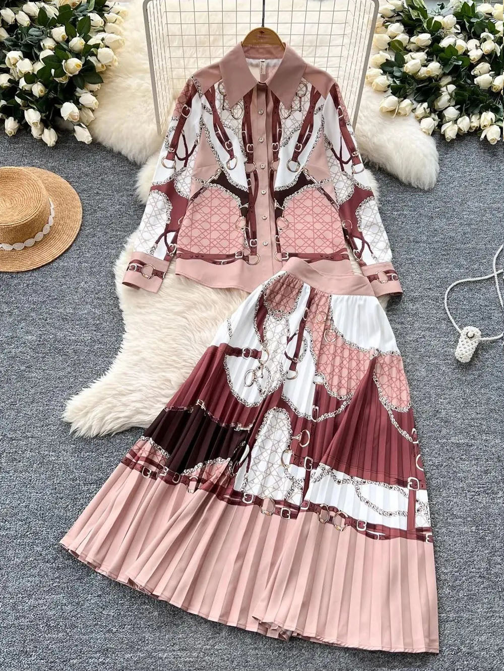 Harper Top & Skirt Set