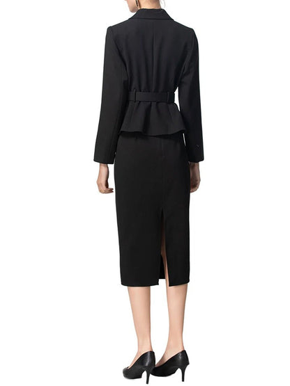 Isabel Double-Breasted Top & Skirt Set