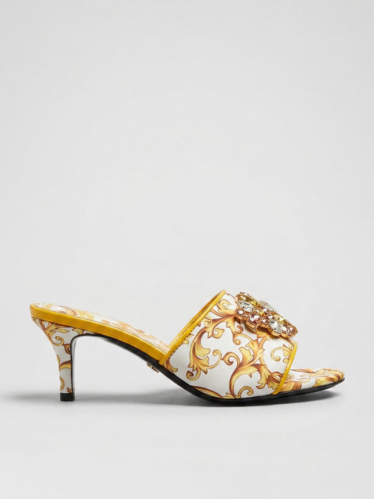 Isabelle Embellished Baroque Heel Sandals