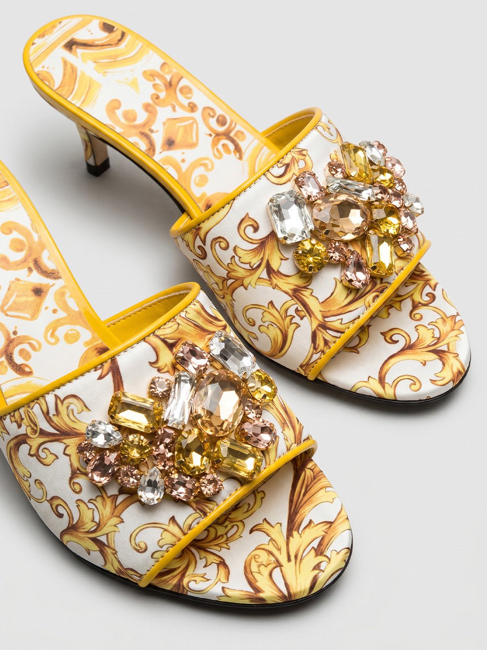 Isabelle Embellished Baroque Heel Sandals