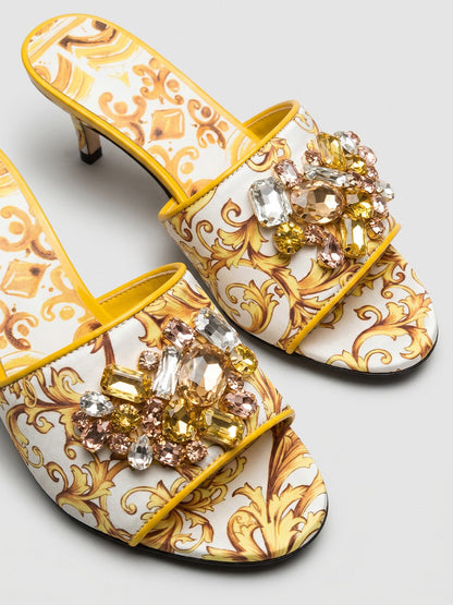 Isabelle Embellished Baroque Heel Sandals