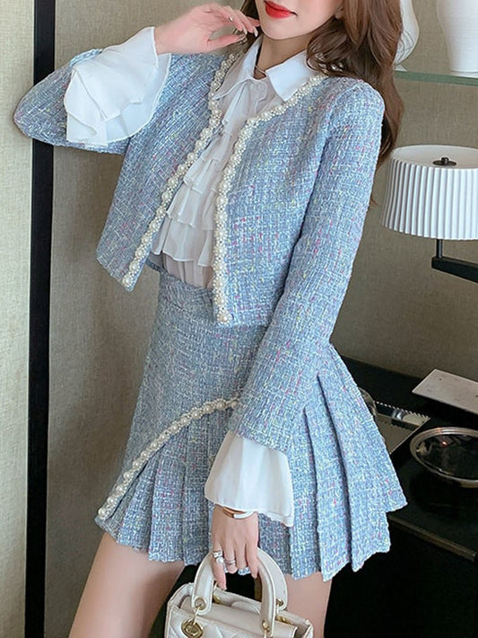 Lbyna Jacket, Skirt & Shirt Set