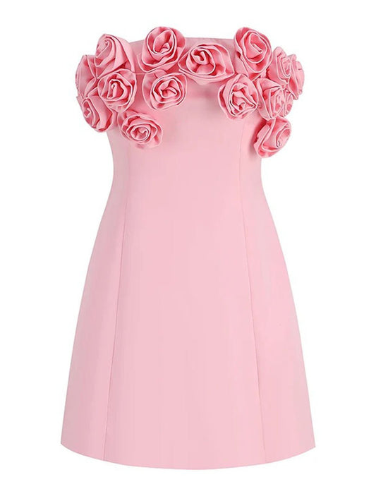 Josephine Flower Mini Dress