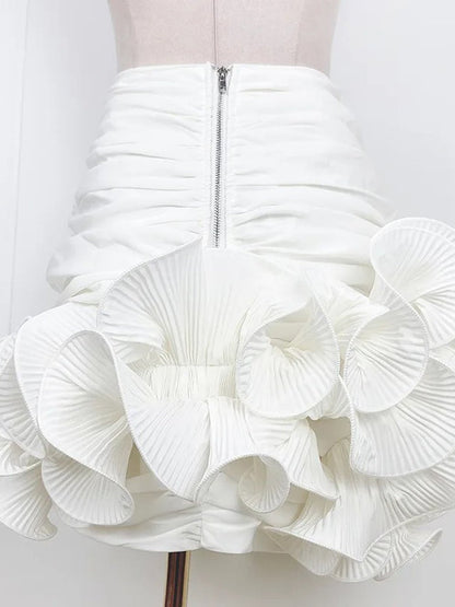 Josie Ruffle Mini Skirt