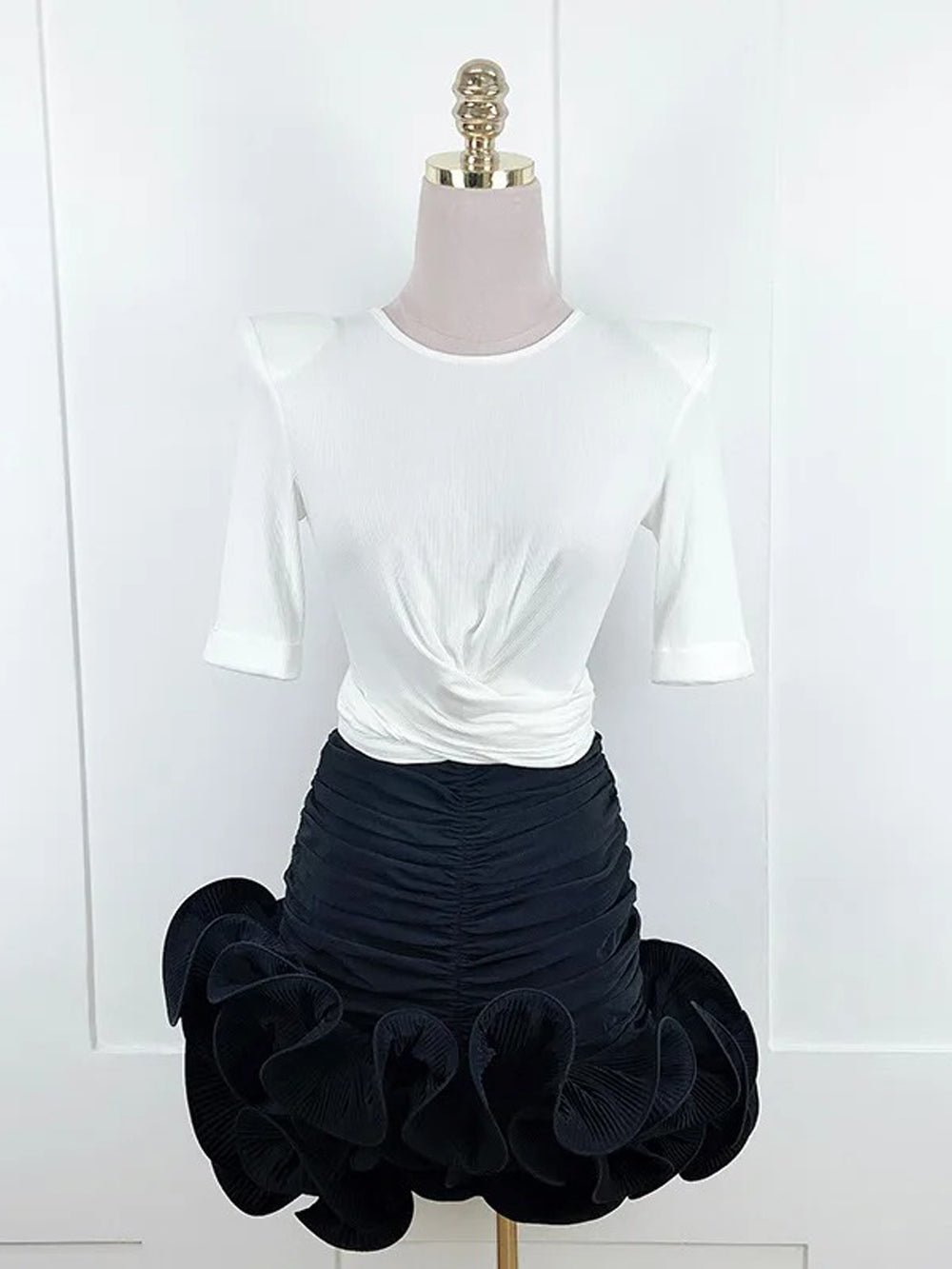 Josie Ruffle Mini Skirt