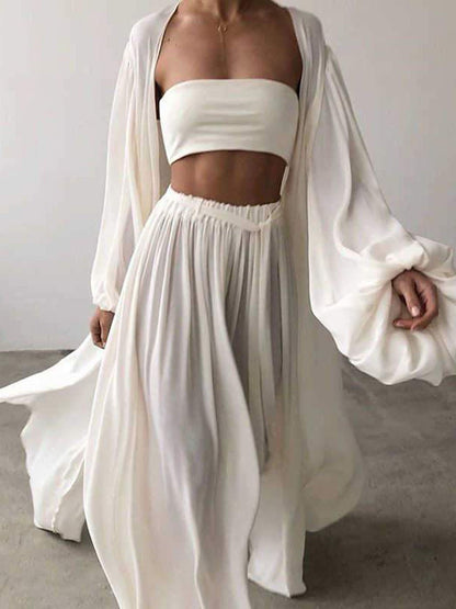 Karina Leg Pants Coat Set