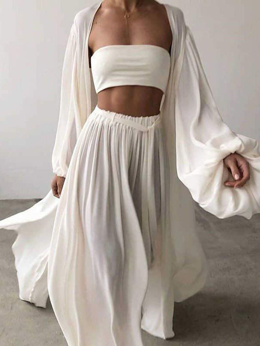 Karina Leg Pants Coat Set