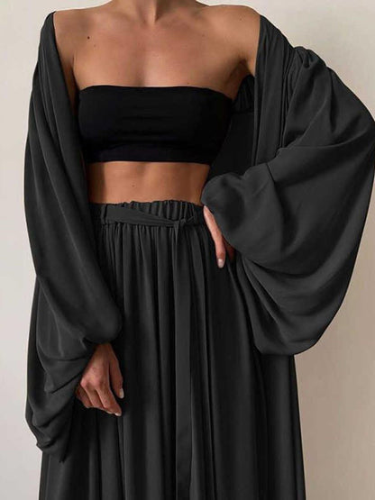 Karina Leg Pants Coat Set