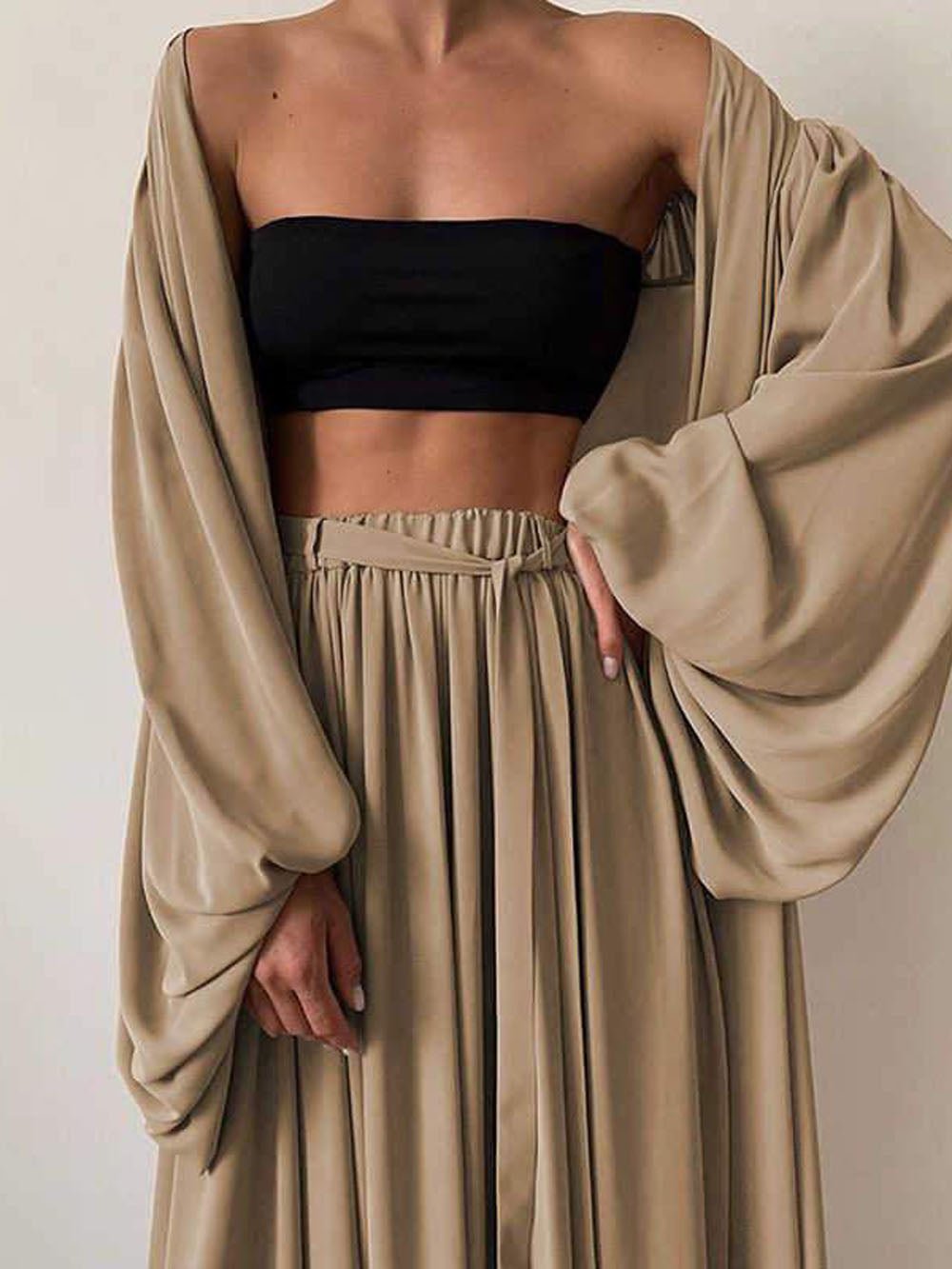 Karina Leg Pants Coat Set