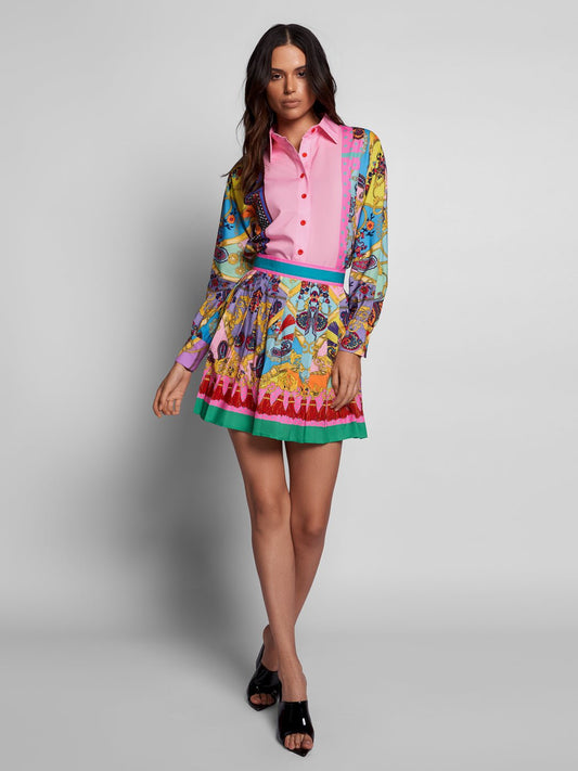 Kendall Top + Skirt Set in Pink