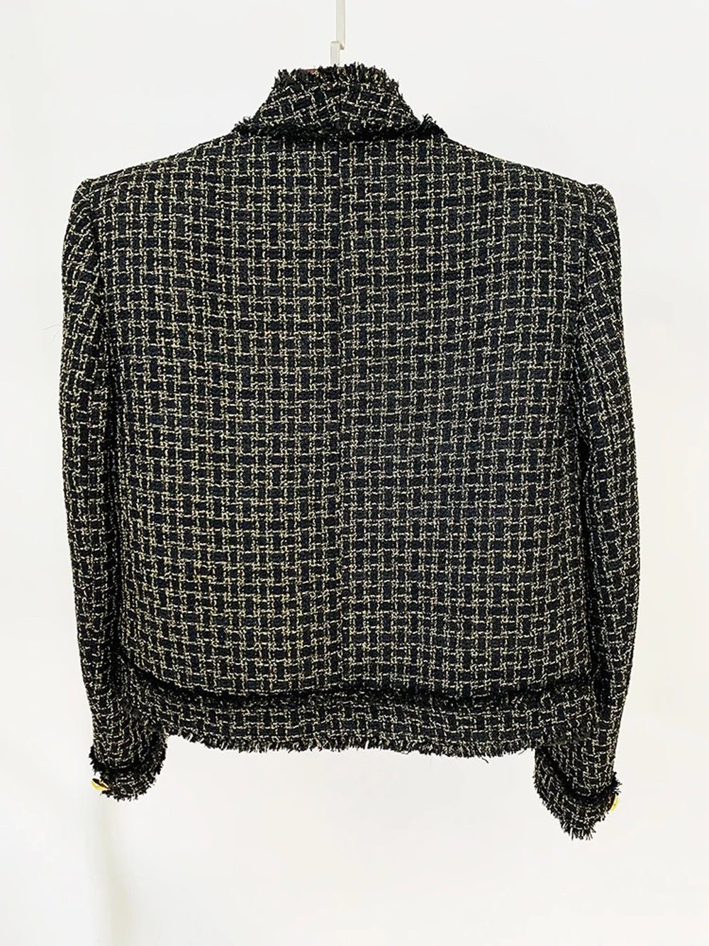 Kiara Lion Button Tweed Jacket