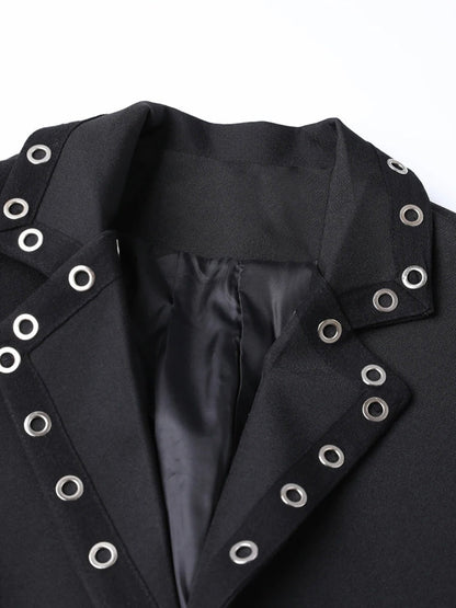 Lainey Eyelet Lapel Jacket