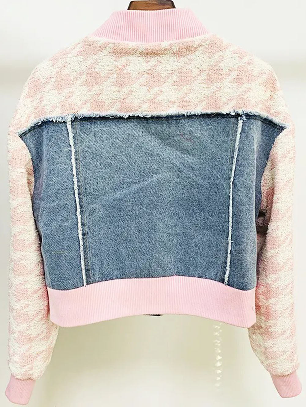 Lena Denim Tassel Jacket Mini & Skirt Set