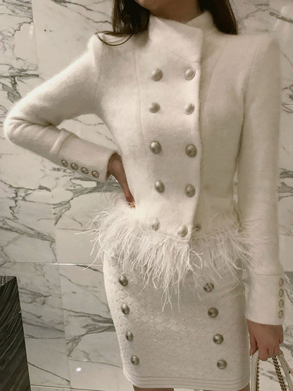 Levi Feather Coat