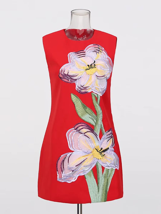 Liana Floral Shift Mini Dress