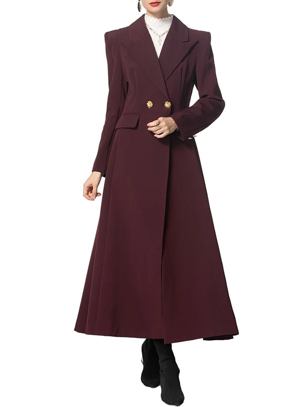 Madeline Classic Two-Button Coat