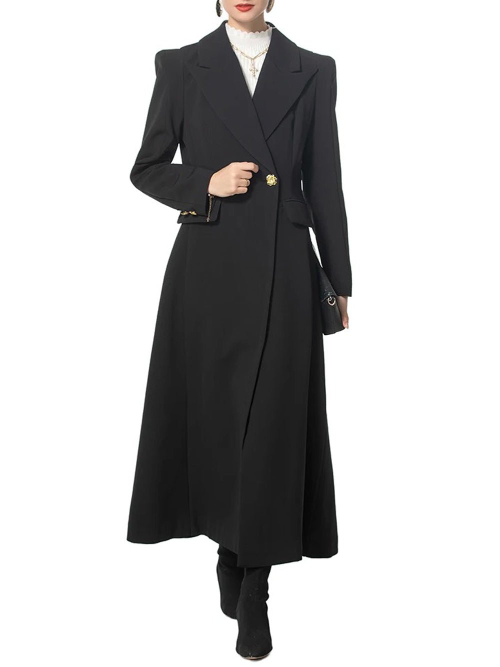 Madeline Classic Two-Button Coat