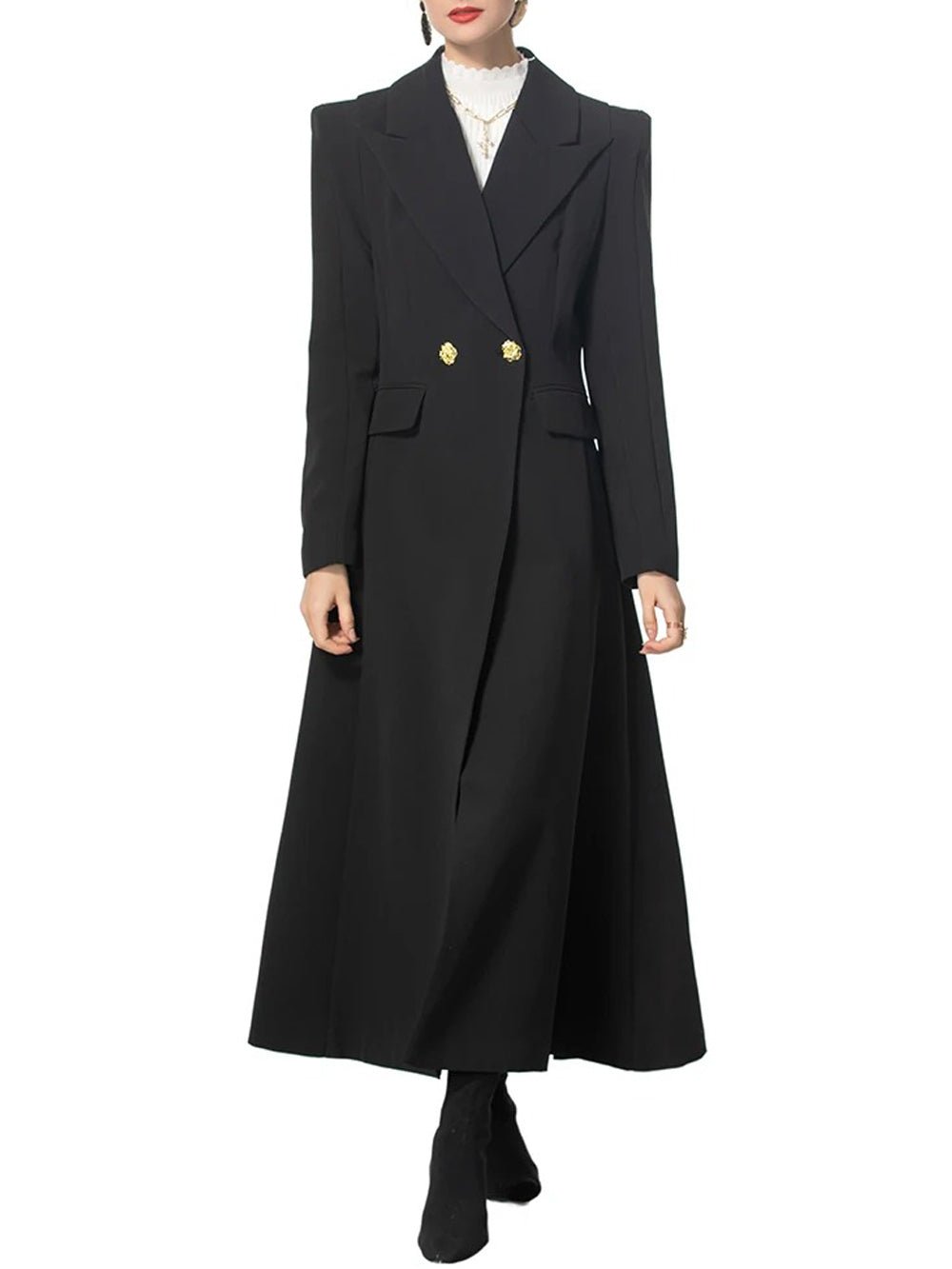 Madeline Classic Two-Button Coat