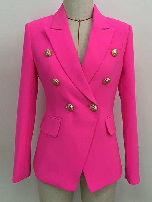 Manta Blazer Jacket Hot Pink | Cora Bellune - image 1