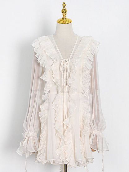 Mia Ruffle Mini Dress
