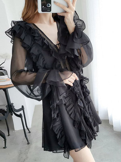 Mia Ruffle Mini Dress