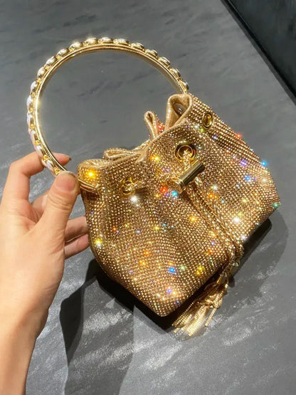 Nevaeh Rhinestone Shoulder Bag