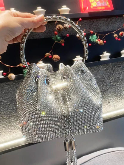 Nevaeh Rhinestone Shoulder Bag