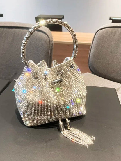 Nevaeh Rhinestone Shoulder Bag