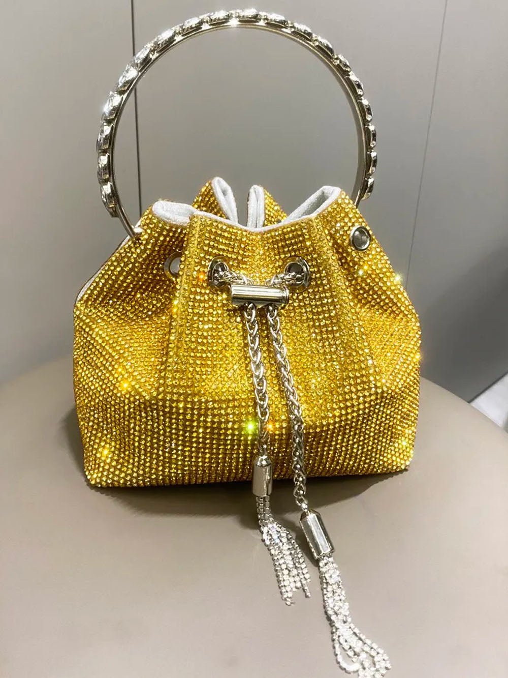 Nevaeh Rhinestone Shoulder Bag