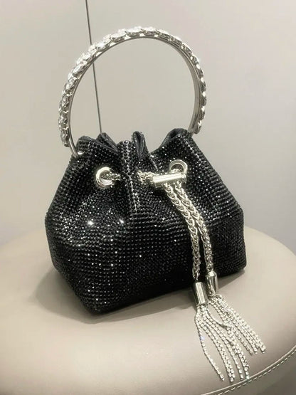 Nevaeh Rhinestone Shoulder Bag