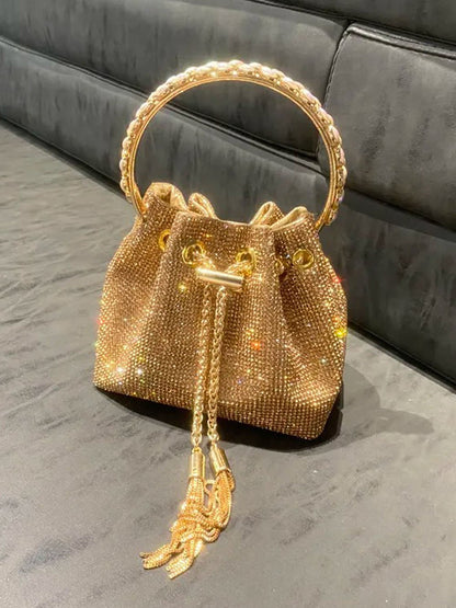 Nevaeh Rhinestone Shoulder Bag