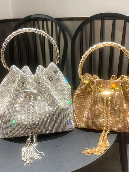 Nevaeh Rhinestone Shoulder Bag