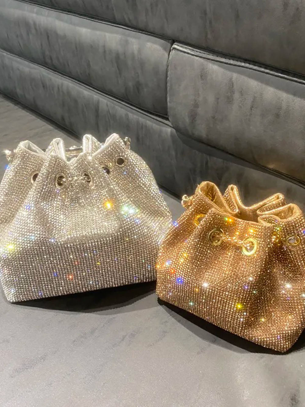 Nevaeh Rhinestone Shoulder Bag