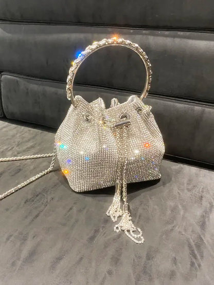 Nevaeh Rhinestone Shoulder Bag