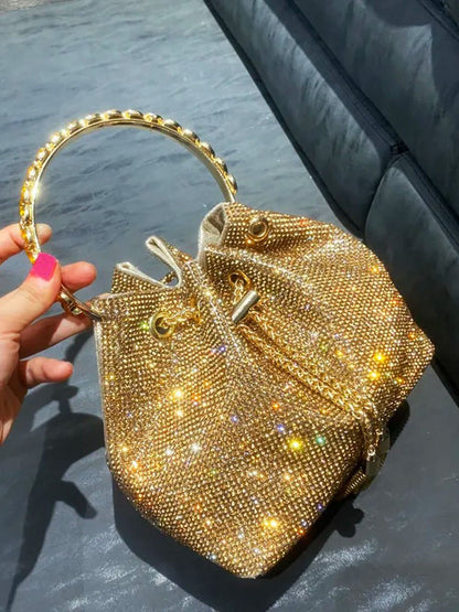 Nevaeh Rhinestone Shoulder Bag