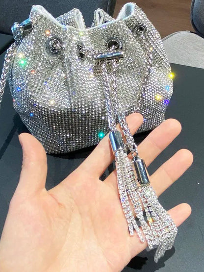 Nevaeh Rhinestone Shoulder Bag