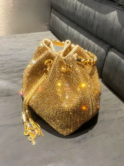 Nevaeh Rhinestone Shoulder Bag