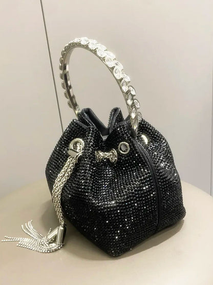 Nevaeh Rhinestone Shoulder Bag