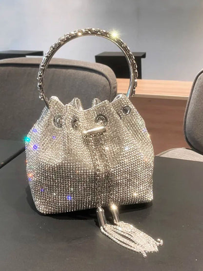 Nevaeh Rhinestone Shoulder Bag