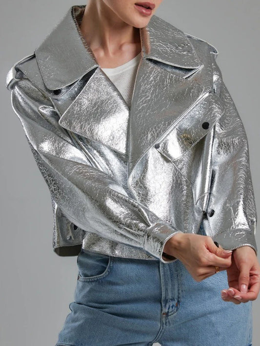 Norah Faux Leather Moto Jacket