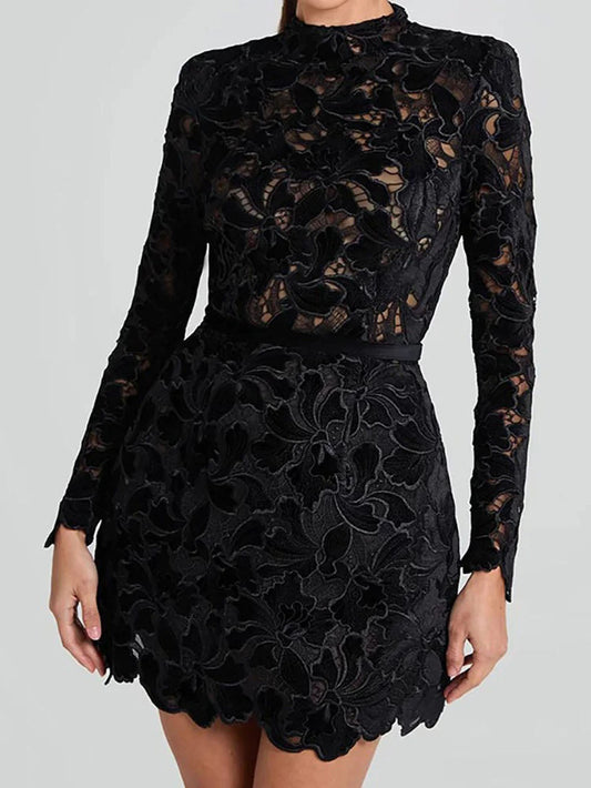 Ophelia Casual Long Sleeve Mini Dress