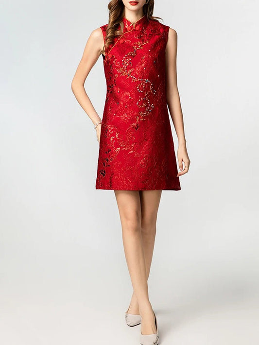 Paisley Short Sleeve Mini Dress