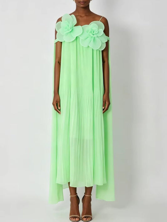 Paloma Petal Tulle Maxi Dress