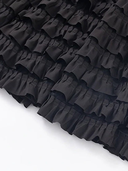 Parker Belted Ruffled Coat