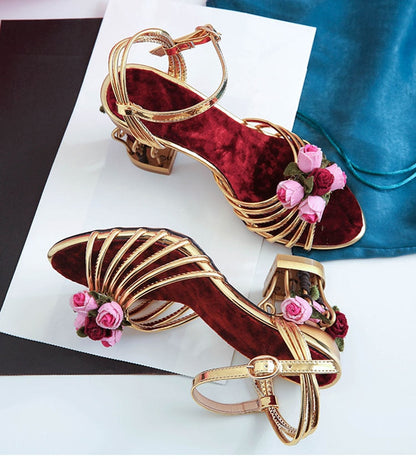 Lucy Floral Heels
